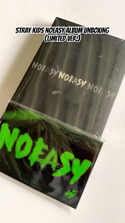 Stray Kids NOEASY album unboxing - Limited version #straykids #skz #noeasy