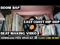 Beat Making Video - Boom Bap East Coast Hip Hop Instrumental