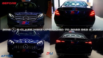 First Time in India. Old E Class W213 Mercedes Benz Upgraded to New 2023 E63s AMG.