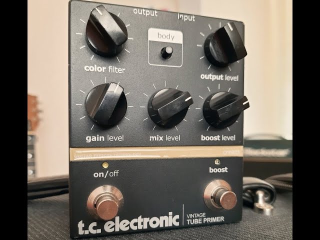 ギター tcelectronic VINTAGE TUBE PRIMER Tc Electronic Vintage Tube Primer - YouTube