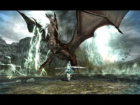 Vindictus : Siglint (Dragon Boss) Scythe Evie Gameplay
