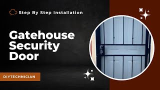 DIY Gate House Brand Gibraltar Security Door Installation | Model # 91823052 | Lowe's # 386847 | 36"