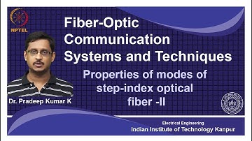 noc18-ee28-Lecture 20-Properties of modes of step-index optical fiber(continued)