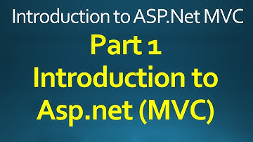 1 ASP.NET MVC || Introduction to MVC | Introduction to asp.net MVC in Hindi/Urdu