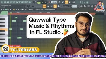 Tutorial Of Qawwali Type Music & Rhythms, Fl Studio Course & Classes Buy Indian Samples Pack & Loops