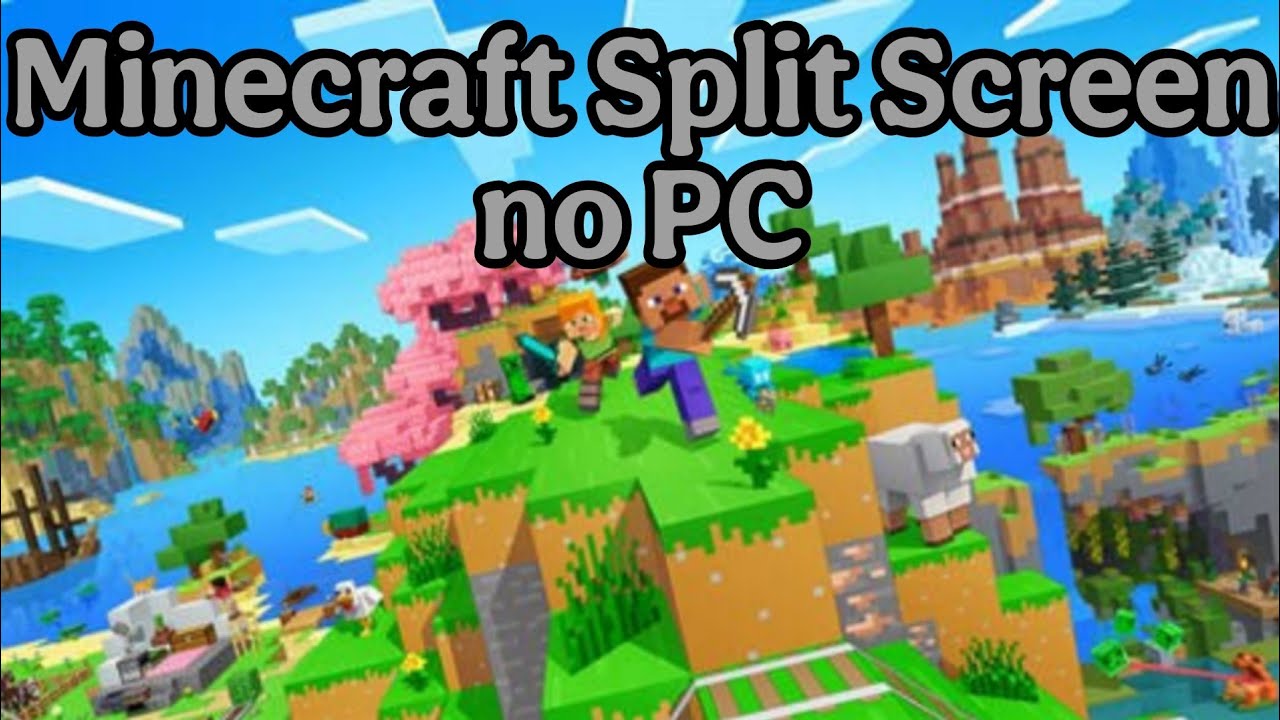 Minecraft Split Screen no PC - YouTube