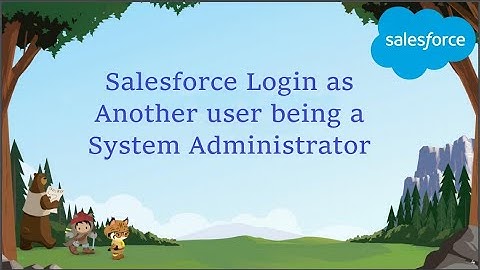 Salesforce - Log In as Another User being a System admin