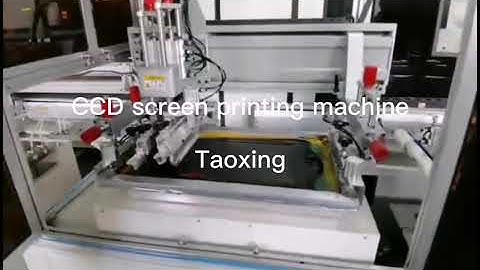 Automatic CCD Image Registration Screen Printing Machine