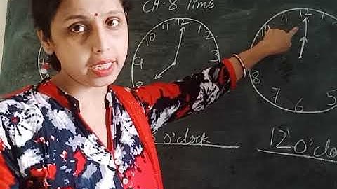 Bhartiyam Public School / Class-2nd  / Subject-Maths  / Ch- 8 Time