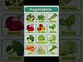 Learn Vegetables Names in English 🥦 | English Vocabulary for Beginners #shorts