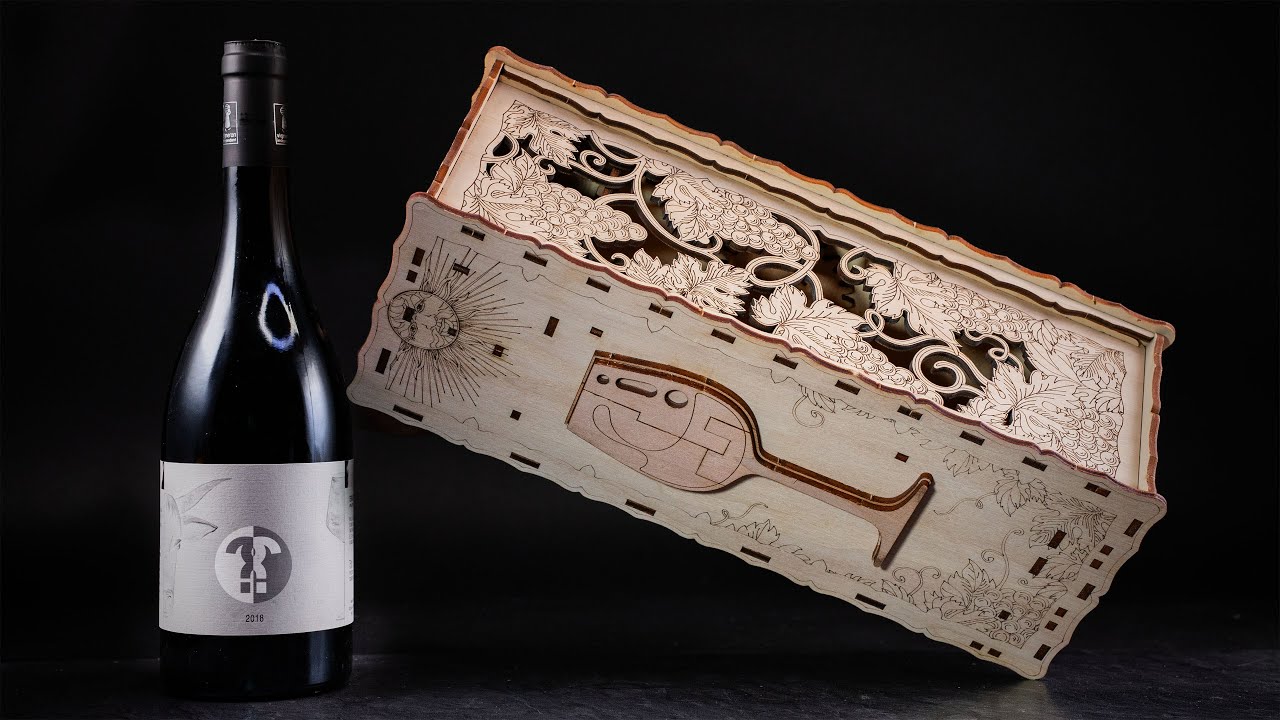The Most Satisfying way to gift a Wine Bottle! - YouTube