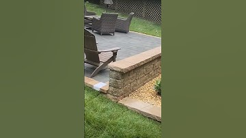 Paver Patio with Planter, Seating Wall, and Walkway!