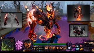 Dota 2 Shadow Fiend Mix Set Arcana/Diabolical Fiend/Arms of Desolation