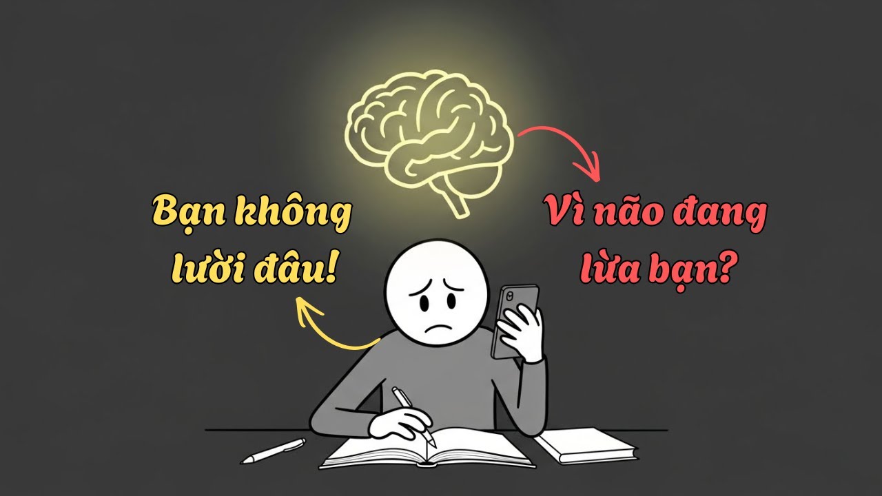Bạn không lười đâu – bạn đang bị chính bộ não của mình lừa | Mr xoài
