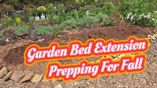 Fall is Here! Preparing and Extending A Garden Bed in My GA Garden.