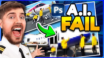 I Let Photoshop AI DESTROY MrBeast Thumbnails | Photoshop Generative Fill Fail