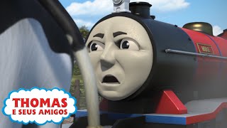 Thomas e Seus Amigos | Trilhos Curvos e Caminhões Irregulares | EPISÓDIO COMPLETO| Desenhos Animados