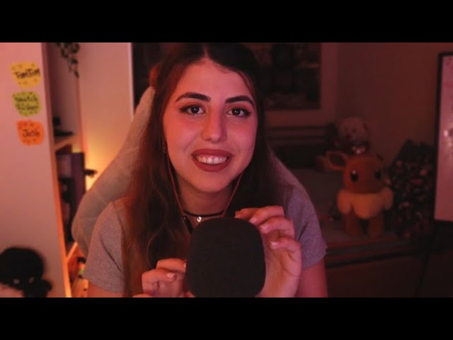 ASMR Trigger Words Repeating with Gentle Mic Scratching ✨💤