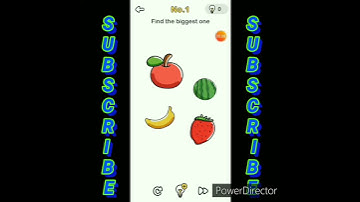Brain Out Level 1 Find The Biggest One Answer Walkthrough