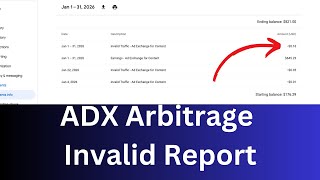 ADX Arbitrage Live Invalid Report Check | ADX Loading Method| Facebook Arbitrage 2026