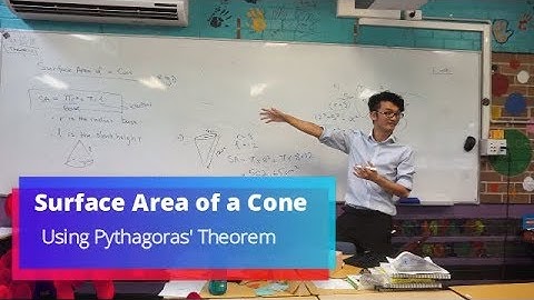 Surface Area of a Cone (Part 2: Using Pythagoras