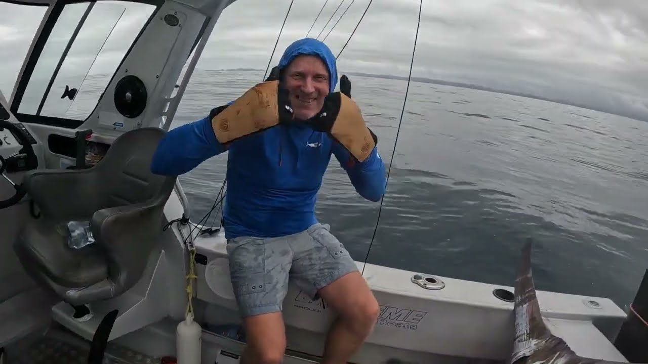 Marlin caught  on RumRunner,  Whangaroa NZ 