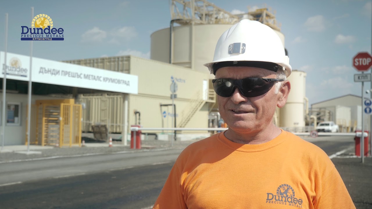 Заснемане на корпоративно видео за Dundee Precious - историята на Емил Стоянов