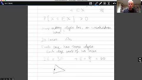 Topics in Combinatorics lecture 1.5 --- averaging and double counting
