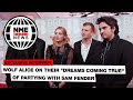Wolf Alice on their "dreams coming true" of partying with Sam Fender | Brit Awards 2022