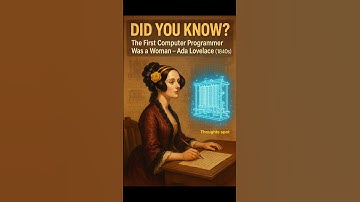 Did You Know? Ada Lovelace Was the First Computer Programmer! #TechHistory #WomenInSTEM #AdaLovelace