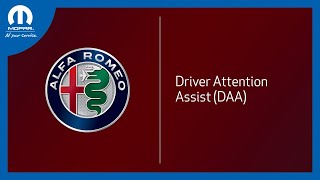 Driver Attention Assist System | How To | 2022 Alfa Romeo Giulia & Stelvio