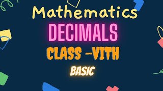 Decimal |Basic|Class -6th | CBSE Mathematics| Edu Brainly|
