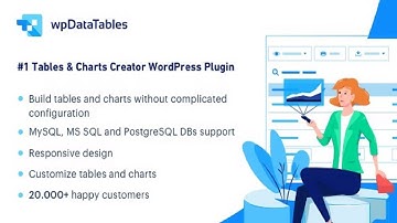 wpDataTables – Tables and Charts Manager for WordPress Plugin