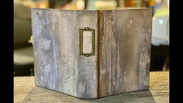 ALTERED BOOK KEEPSAKE JOURNAL PT 6:  Final Touches