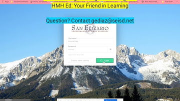 Accessing HMH Ed  Your Friend in Learning Online Portal