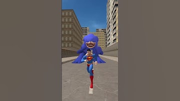 SONIC EDITOR And POU RANN !! #gmodnextbot #sonic #shadow #knuckles