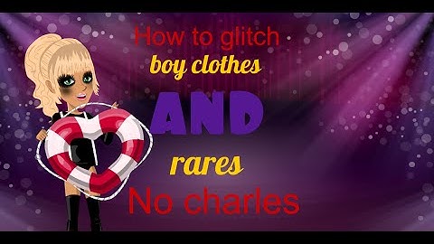 How to glitch boy clothes/rares (no charles needed!) NZ MSP (PATCHED!)