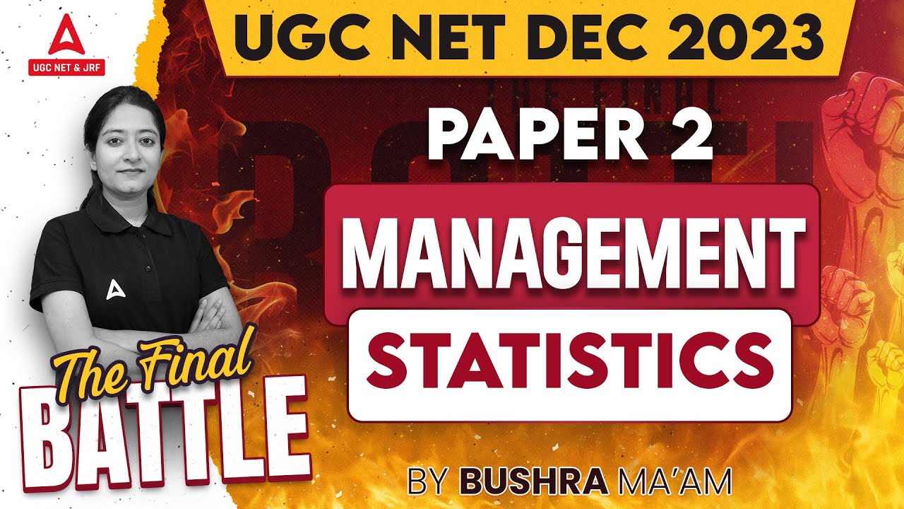 ugc-net-management-paper-2-statistics-by-bushra-shazli-youtube