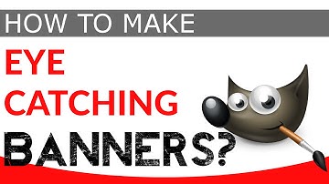 How To Make A YouTube Banner in Gimp (FREE TEMPLATES)