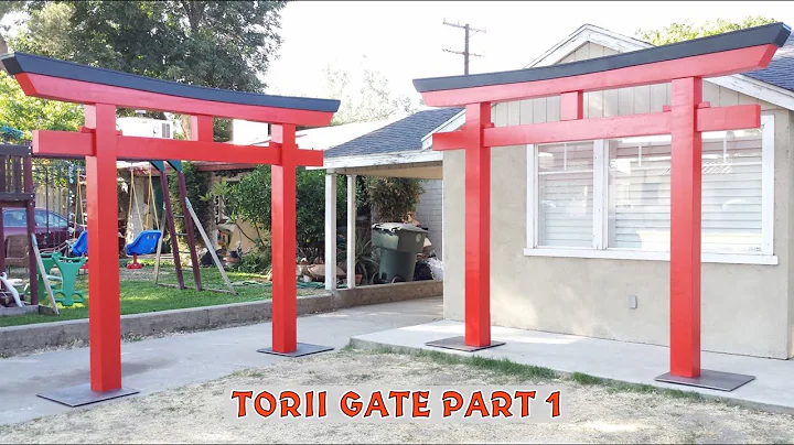 We made TORII Gates for a CHERRY BLOSSOM Display - DIY Cosplay Prop (Pt.1)