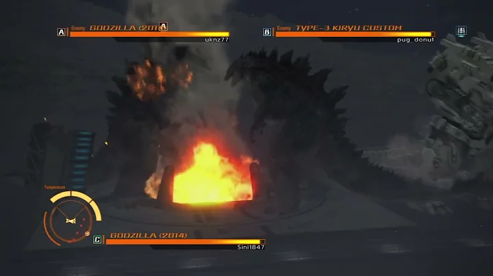 GODZILLA PS4 : Godzilla 2014 vs Godzilla 2014 vs Type-3 Kiryu