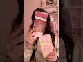 SMELLING THINGS I GOT IN THE MAIL FOR FREE (sabrina carpenter perfume)✨ #youtubeshorts #shorts