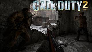 Call of Duty 2 With ULTRA REALISM MODS| Immersive WWII Experience| Mission 6: City Hall| HD