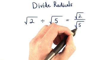 Divide Radicals - Visualizing Algebra