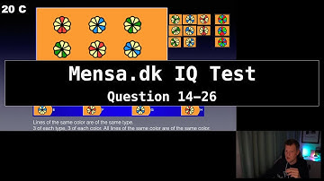 Mensa Denemarken IQ-test 145+ Vraag 14-26 Antwoorden 🇬🇧 Mensa.dk