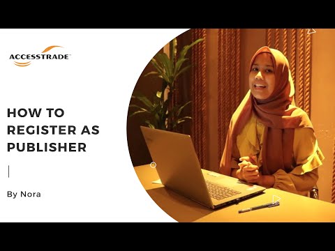 Webinar 005 - How To Register As Publisher?