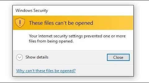 Your internet security settings prevented one or more files from being opened!!(Solved)