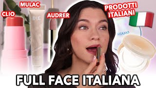 Full Face ma con solo brand ITALIANI 🇮🇹 Cliomakeup, Mulac, Audrer, Miamo