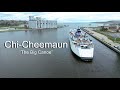 Chi-Cheemaun Ferry leaving Owen Sound DJI DRONE 4K