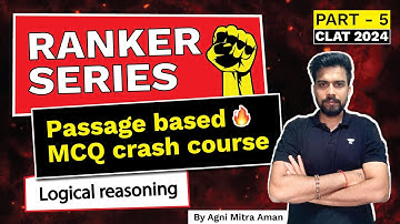 CLAT 2024 - Ranker Series | Logical Reasoning - Part 6 | CLAT 2024 | Unacademy CLAT #clat #clat2024